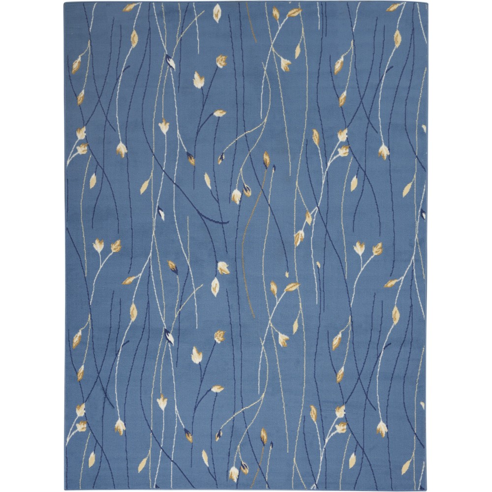 Nourison Grafix GRF15 Area Rug, Light Blue, 3'9" x 5'9"