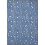 Nourison Grafix GRF15 Area Rug, Light Blue, 7' x 10'