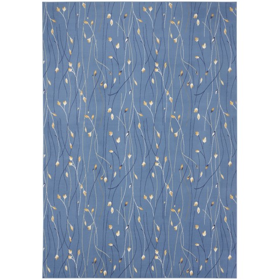 Nourison Grafix GRF15 Area Rug, Light Blue, 7' x 10'