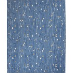 Nourison Grafix GRF15 Area Rug, Light Blue, 7'10" x 9'10"