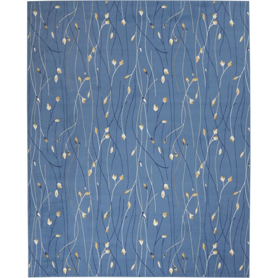 Nourison Grafix GRF15 Area Rug, Light Blue, 7'10" x 9'10"