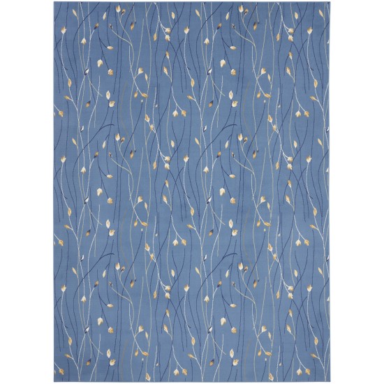 Nourison Grafix GRF15 Area Rug, Light Blue, 8'6" x 12'