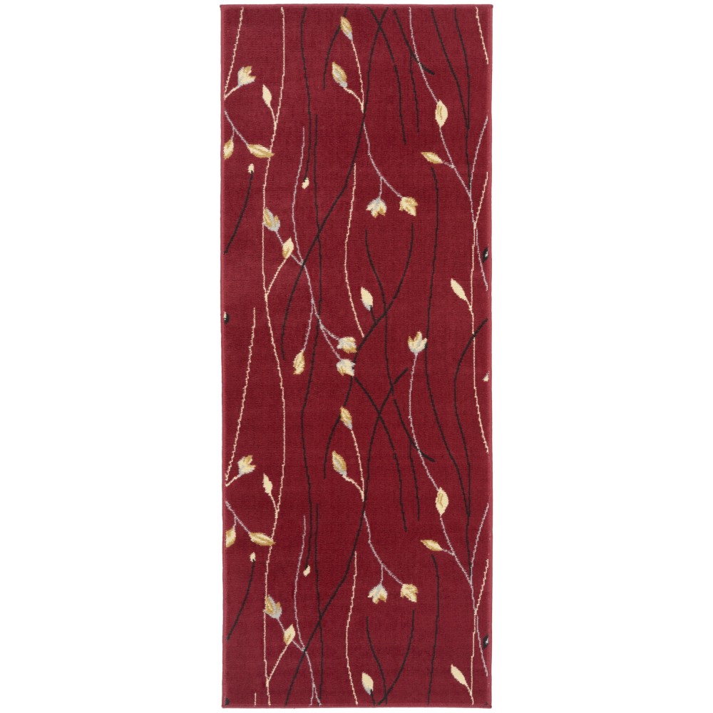 Nourison Grafix GRF15 Runner Rug, Red, 2'3" x 7'6" Nourison Grafix GRF15 Runner Rug, Red, 2'3" x 7'6"