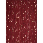 Nourison Grafix GRF15 Area Rug, Red, 3'9" x 5'9"