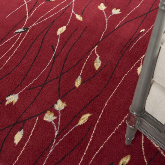Nourison Grafix GRF15 Area Rug, Red, 7' x 10'