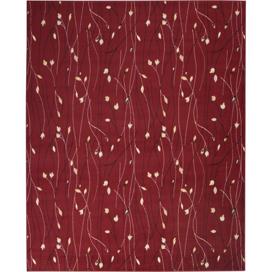 Nourison Grafix GRF15 Area Rug, Red, 7'10" x 9'10"