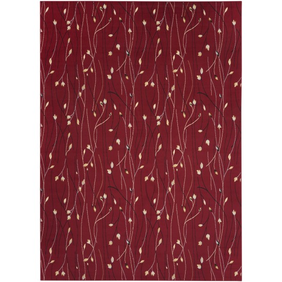 Nourison Grafix GRF15 Area Rug, Red, 8'6" x 12'