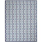 Nourison Grafix GRF18 Area Rug, White/Blue, 7'10" x 9'10"