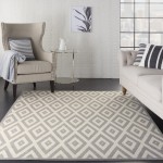 Nourison Grafix GRF18 Area Rug, White/Grey, 3'9" x 5'9"