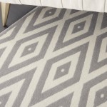 Nourison Grafix GRF18 Area Rug, White/Grey, 7'10" x 9'10"