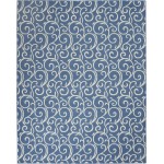 Nourison Grafix GRF19 Area Rug, Blue, 7'10" x 9'10"