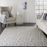 Nourison Grafix GRF19 Area Rug, Grey, 5'3" x 7'3"