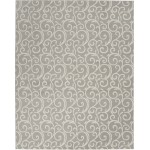 Nourison Grafix GRF19 Area Rug, Grey, 7' x 10'