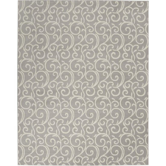 Nourison Grafix GRF19 Area Rug, Grey, 7' x 10'