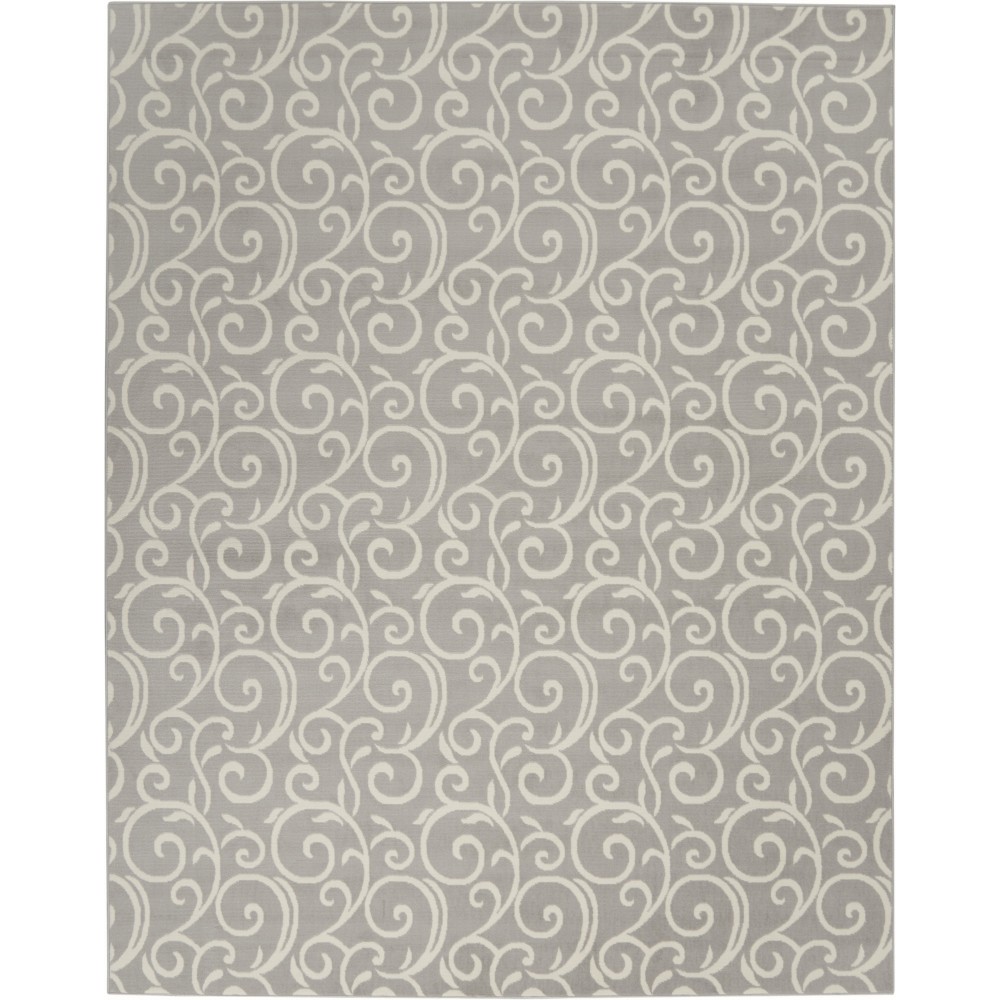 Nourison Grafix GRF19 Area Rug, Grey, 7' x 10'