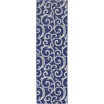 Nourison Grafix GRF19 Runner Rug, Navy, 2'3" x 7'6"