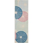 Nourison Grafix GRF20 Runner Rug, Ivory/Multicolor, 2'2" x 7'6"