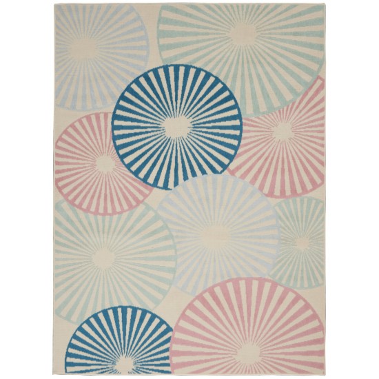 Nourison Grafix GRF20 Area Rug, Ivory/Multicolor, 3'9" x 5'9"