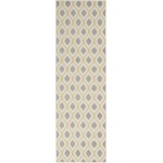 Nourison Grafix GRF22 Runner Rug, White, 2'3" x 7'6"