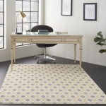 Nourison Grafix GRF22 Area Rug, White, 5'3" x 7'3"