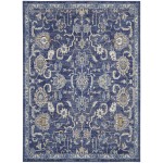 Nourison Grafix GRF24 Area Rug, Navy, 5'3" x 7'3"