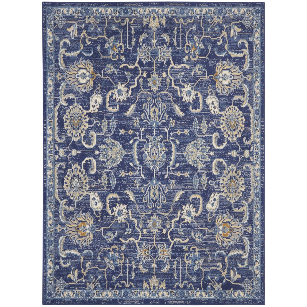Nourison Grafix GRF24 Area Rug, Navy, 5'3" x 7'3" Nourison Grafix GRF24 Area Rug, Navy, 5'3" x 7'3"