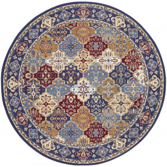 Nourison Grafix GRF31 Area Rug, Multicolor, 8' x Round