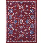 Nourison Grafix GRF36 Area Rug, Red, 5'3" x 7'3"