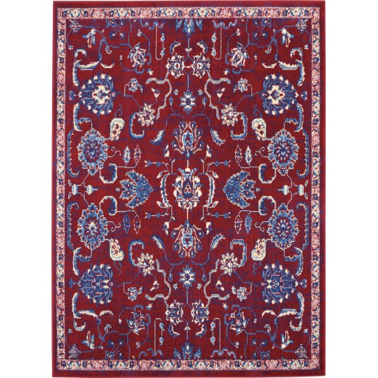 Nourison Grafix GRF36 Area Rug, Red, 5'3" x 7'3"