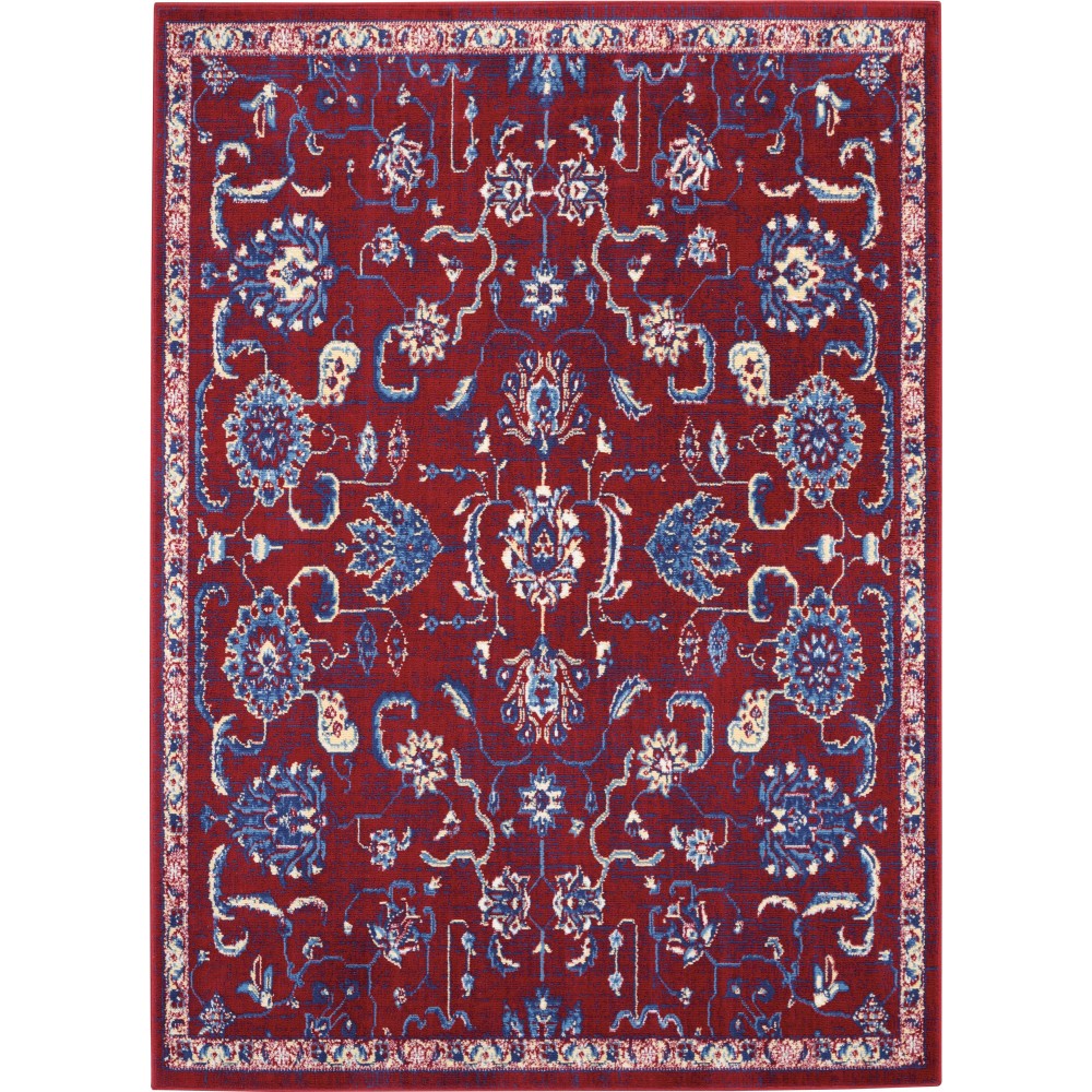 Nourison Grafix GRF36 Area Rug, Red, 5'3" x 7'3"