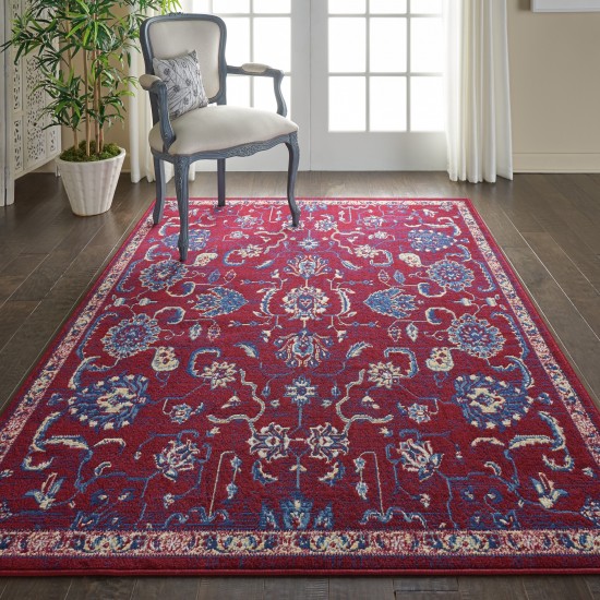 Nourison Grafix GRF36 Area Rug, Red, 5'3" x 7'3"