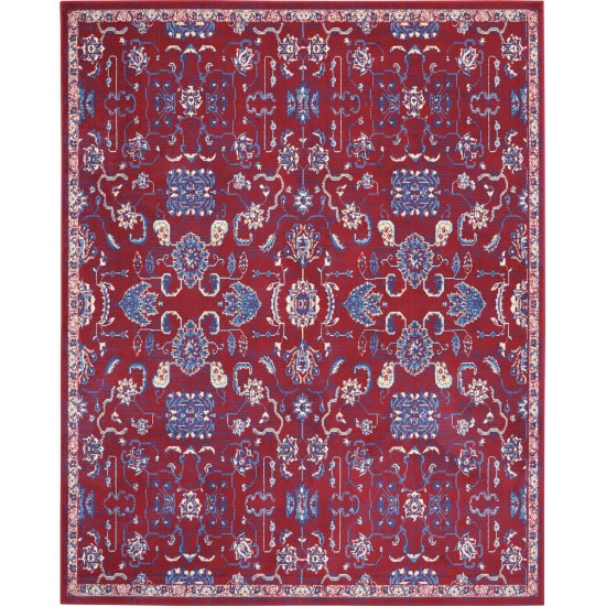 Nourison Grafix GRF36 Area Rug, Red, 7'10" x 9'10"