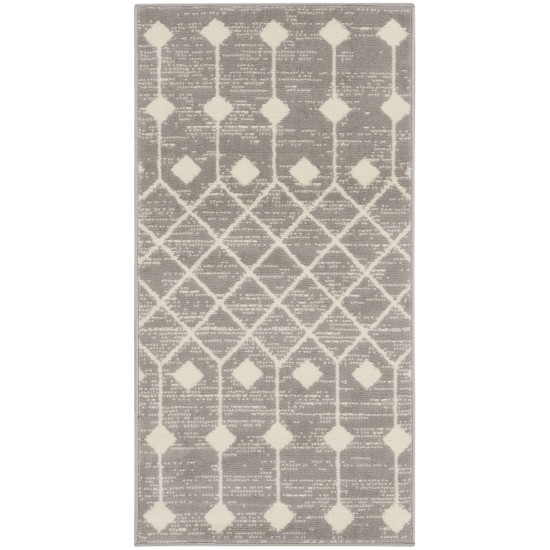 Nourison Grafix GRF37 Area Rug, Grey, 2' x 4'