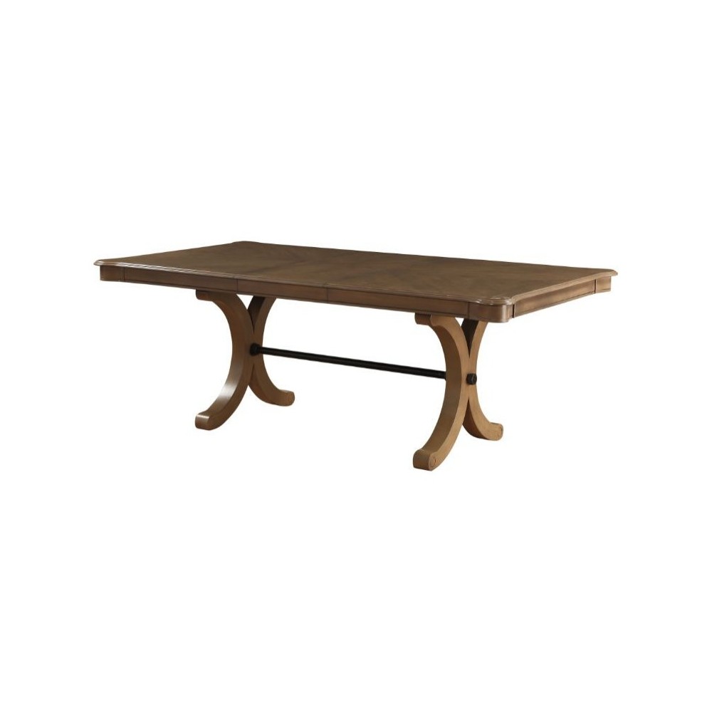 ACME Harald Dining Table, Gray Oak