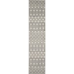 Nourison Grafix GRF37 Runner Rug, Grey, 2'3" x 12'