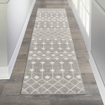 Nourison Grafix GRF37 Runner Rug, Grey, 2'3" x 12'