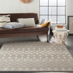 Nourison Grafix GRF37 Area Rug, Grey, 3'9" x 5'9"