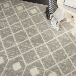 Nourison Grafix GRF37 Area Rug, Grey, 7' x 10'