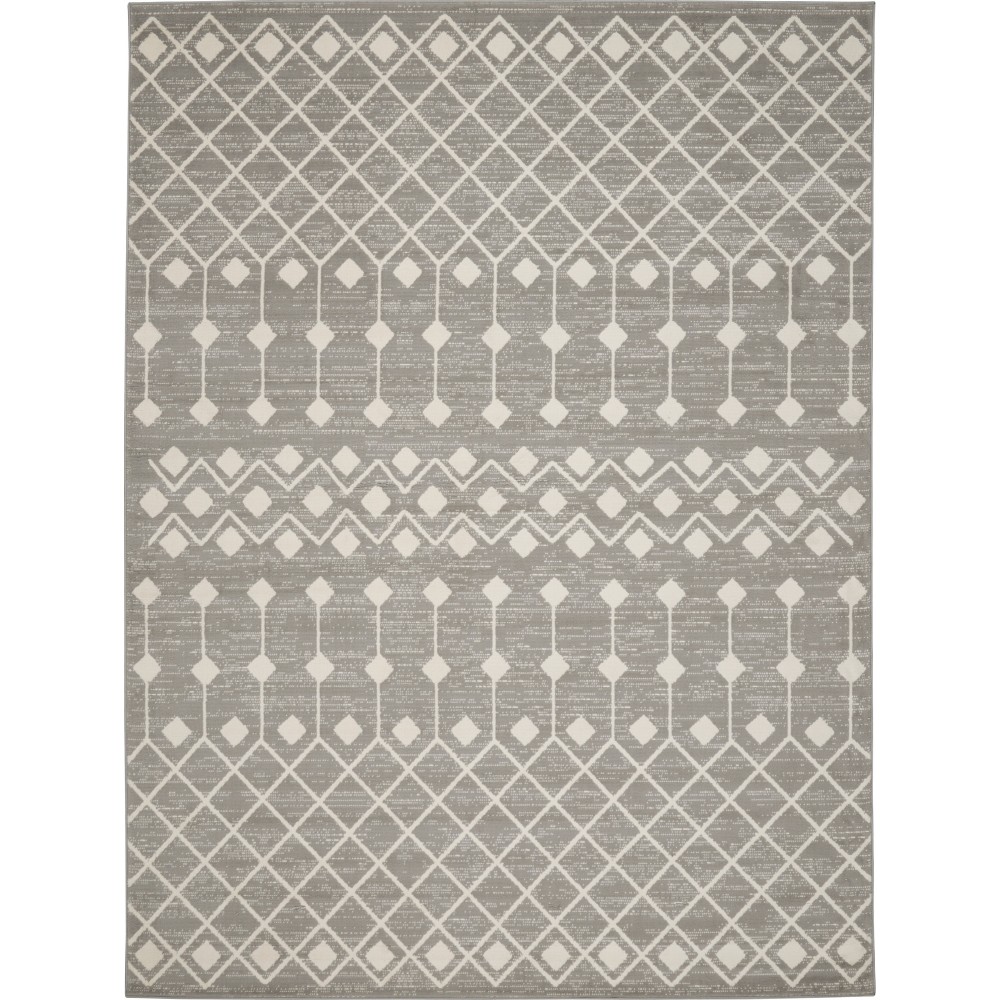 Nourison Grafix GRF37 Area Rug, Grey, 7'10" x 9'10"