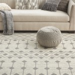Nourison Grafix GRF37 Area Rug, Ivory/Grey, 7'10" x 9'10"