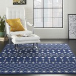 Nourison Grafix GRF37 Area Rug, Navy, 6' x 9'