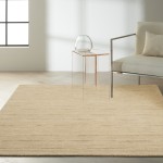 Calvin Klein Halo HAL01 Area Rug, Beige, 4' x 6'