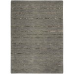 Calvin Klein Halo HAL01 Area Rug, Charcoal, 5'3" x 7'3"