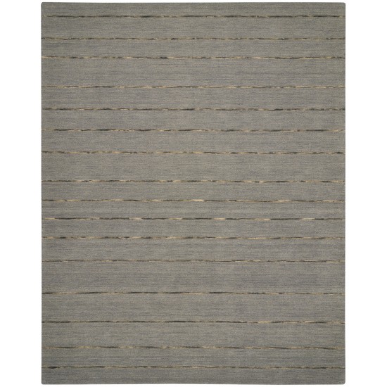 Calvin Klein Halo HAL01 Area Rug, Charcoal, 8' x 10'