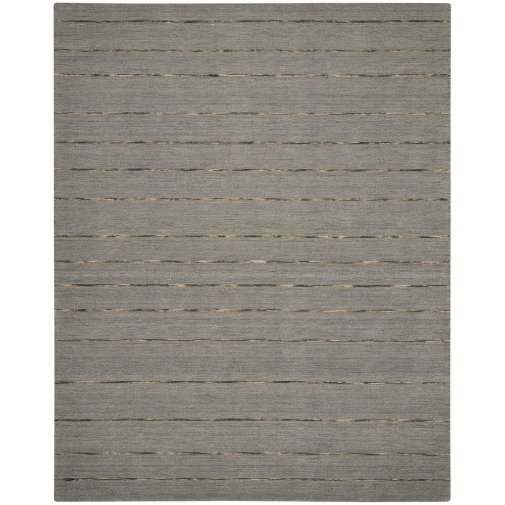 Calvin Klein Halo HAL01 Area Rug, Charcoal, 8' x 10'