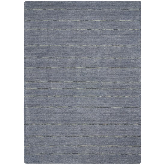 Calvin Klein Halo HAL01 Area Rug, Denim, 4' x 6'