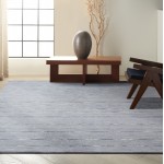 Calvin Klein Halo HAL01 Area Rug, Denim, 8' x 10'