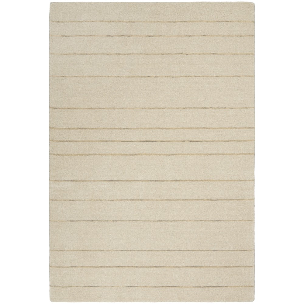 Calvin Klein Halo HAL01 Area Rug, Ivory, 5'3" x 7'3"