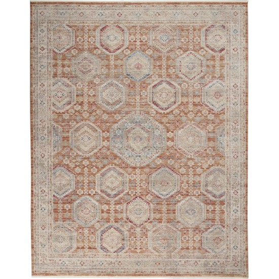 Nourison Homestead HMS01 Area Rug, Brick, 10' x 13'