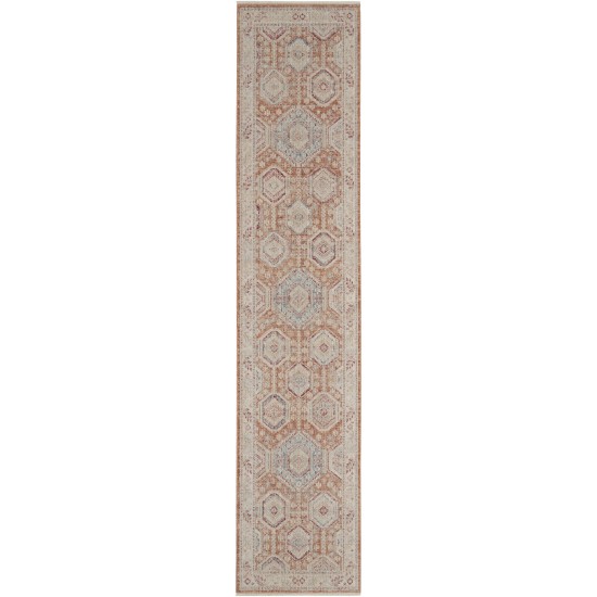 Nourison Homestead HMS01 Runner Rug, Brick, 2'7" x 10'